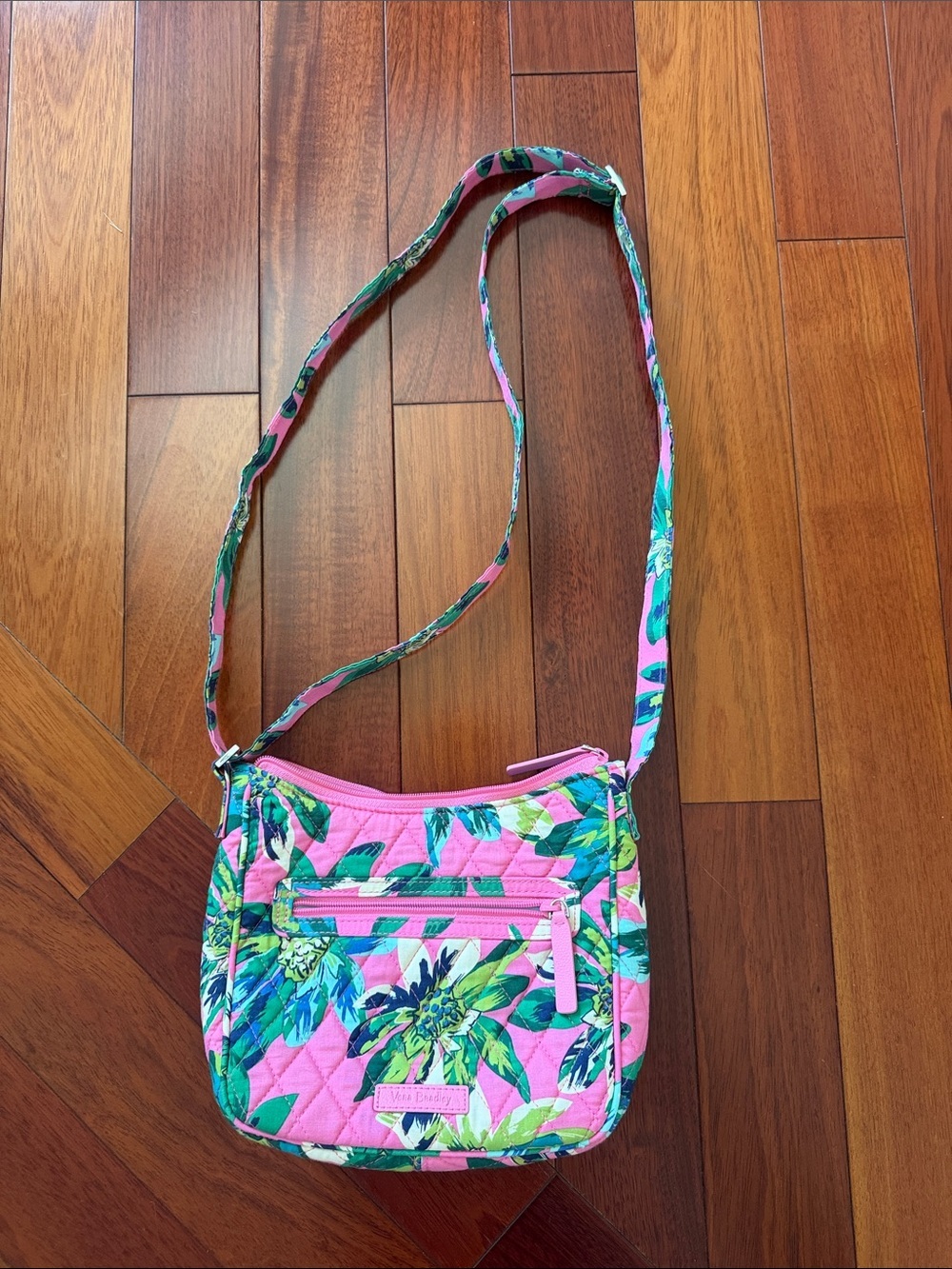 Vera Bradley Pink Floral Crossbody Bag